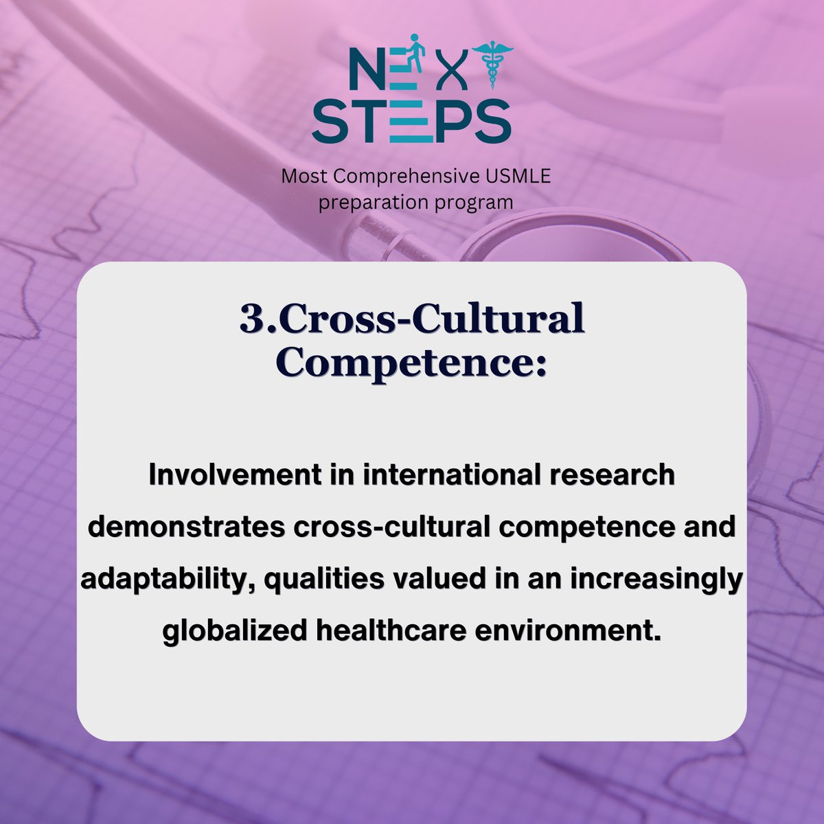 Expand your research horizons with international publications! 🌍
Register Here : nextstepscareer.com/international-…

#nextstepsusmle #usmlecv  #USMLE #usmlepreparation #usmlematch #USMLEPrep #nextsteps #nextstepsusmle #NextStepSuccess
