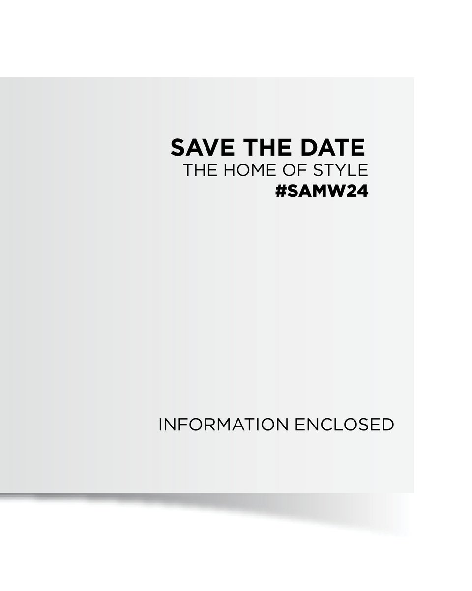 Markham_1873's tweet photo. Save the date! π Catch the exclusive 2024 @SAMenswearWeek coverage on our socials on April 6th! #SAMW24 is THE place to be for the slickest menswear in Africa, & we're about to set it on fire. Witness the runway debut of our unmatched AW24 collection
#MKMStyle #MakeYourMark https://t.co/9S8hWe8gMs