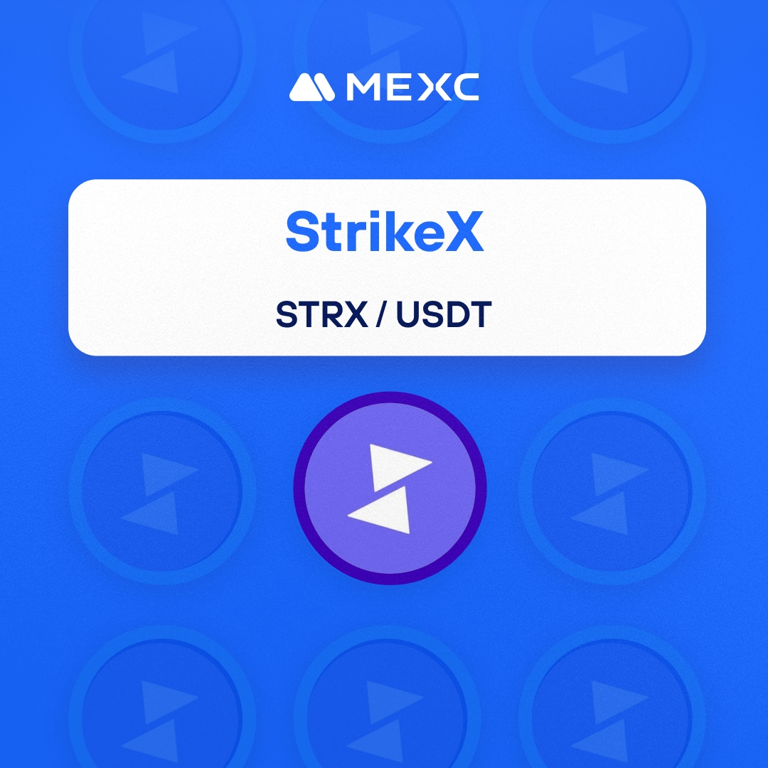 MEXC_Japan's tweet image. #Kickstarter エアドロップの投票結果および上場
#STRX @TradeStrikeBvi

イノベーションゾーン上場🚀

💵入金：開始済み
💰出金：3/29 18:00(JST)
📈 $STRX/USDT 取引開始：3/28 18:00(JST)

詳細は👉mexc.com/ja-JP/support/…

#MEXC #暗号資産 #仮想通貨 #新規上場