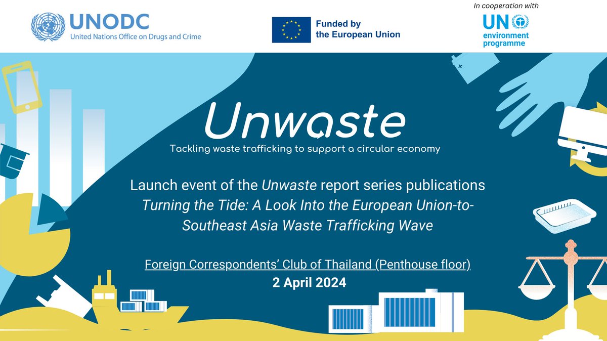 Often hidden behind legitimate transactions, waste trafficking is a lucrative yet low-risk crime that poses a serious threat to the environment. Next week, we are launching a report that looks into the many facets of this crime. Join in person/online: bit.ly/3vunt5c