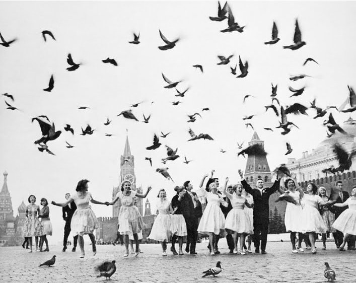 📷Vladimir Lagrange - Doves of peace, 1962 🎀