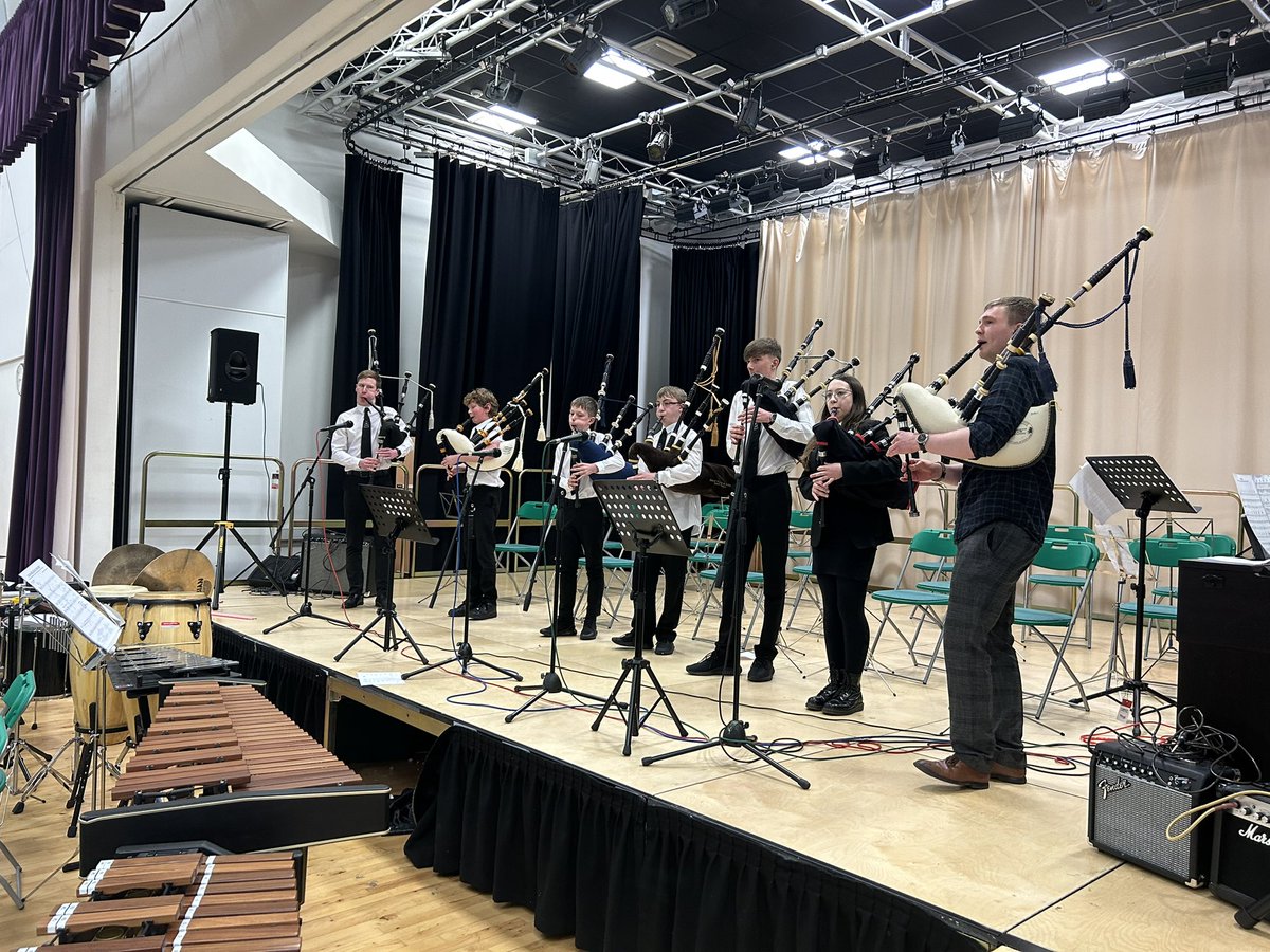 A wonderful school community concert last night featuring every primary and secondary in Clacks as well as pupils from Dollar and St Modans. So much talent on display.