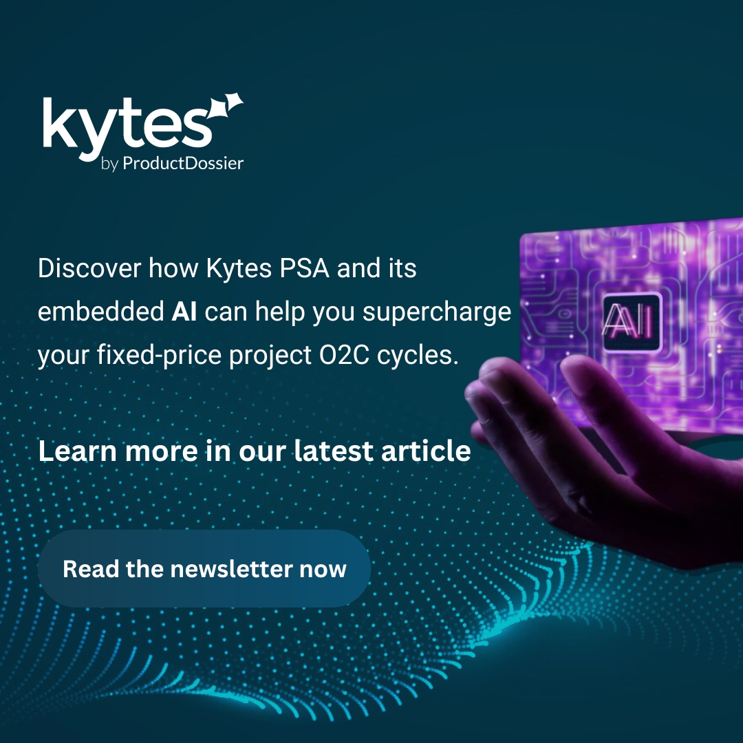 kytespsa's tweet image. Fixed-price projects are riskier, but AI-in-Kytes can help you improve winnable pricing and maximize cash flows.
Read more: hubs.la/Q02r0S1t0

#KytesPSA #ProjectPricing #CashFlowManagement #AIinPSA
