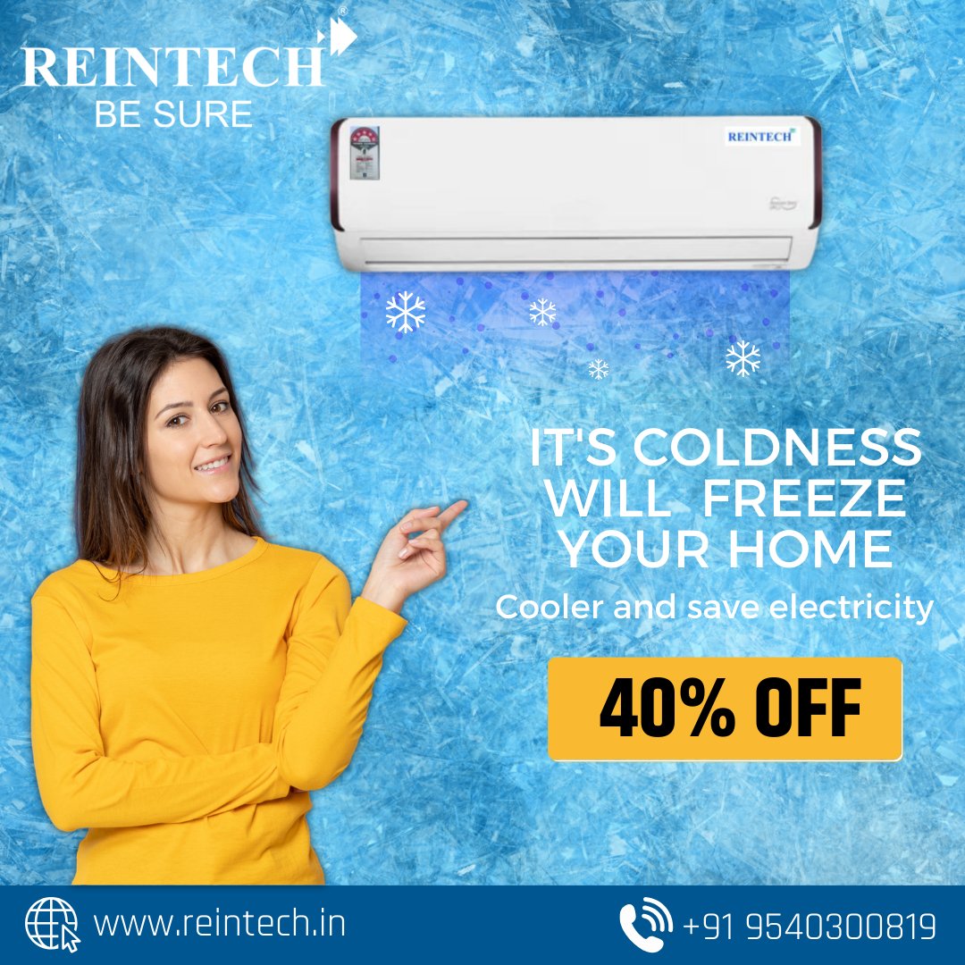 ❄️ Ready to turn your home into an icebox? Reintech Air Conditioners have got you covered! ❄️ Say goodbye to sweltering summers and hello to ultimate coolness. 

#Reintech #Reintechac #coldness #AirConditioners #ACs #StayCool #Freeze #SummerMustHave #ChillOut #RRvsDC #LEAKED