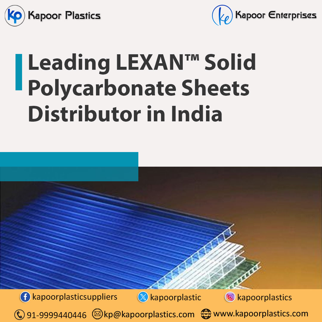 #LEXAN™ #PolycarbonateSheets are widely known for their properties required at large in industrial, commercial and residential applications.

🌐 bit.ly/lexan-solid-po…
📞 011-41500878

#UVResistant #WeatherResistant #ImpactResistance #TemperatureResistance #Feeling #Follow