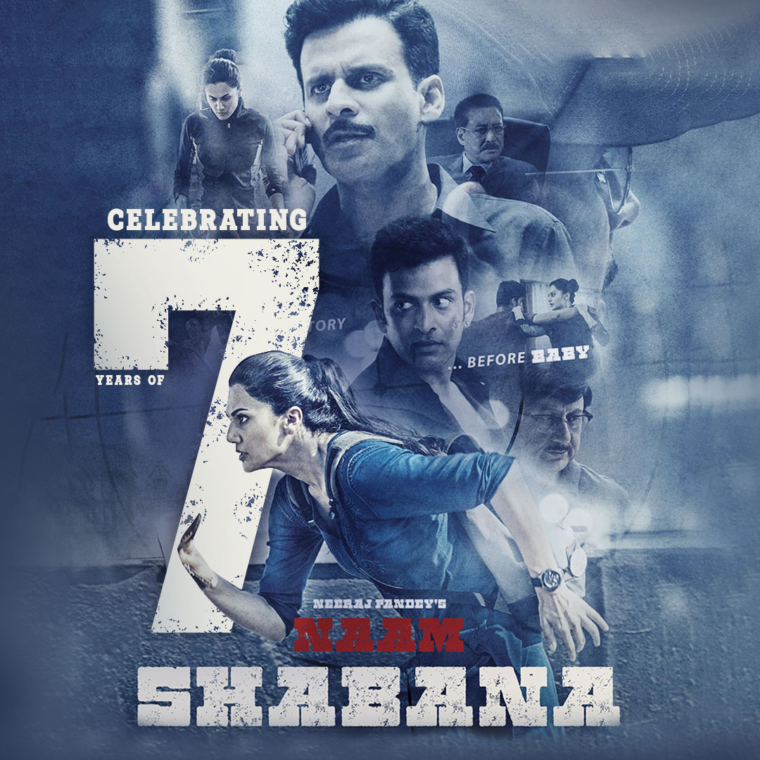 Celebrating the journey of espionage and thrill! It's been 7 years since we followed the untold story of #NaamShabana. #FridayFilmWorks #Bollywood #NaamShabana #Anniversary #TaapseePannu #7YearsOfNaamShabana #Throwback