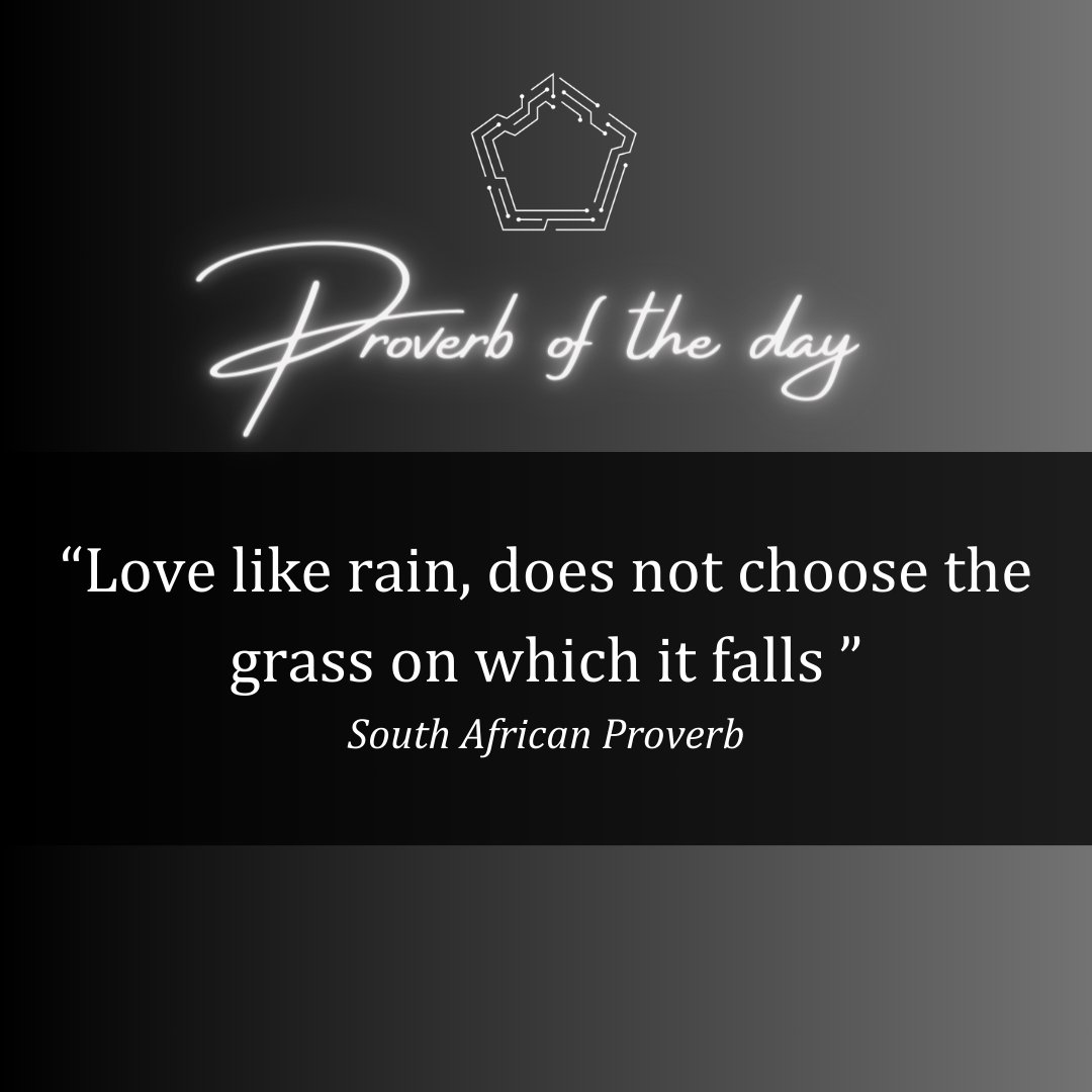 #pentatechproverbs #proverbsandpoetry #dailywisdom