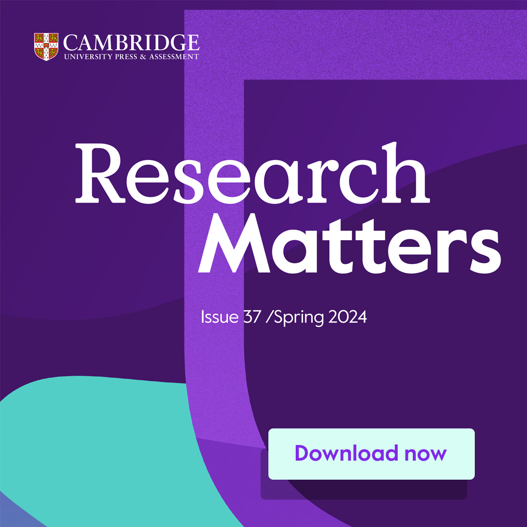 The latest issue of our biannual #AssesmentResearch publication, Research Matters, is out now! Explore recent developments for maths asessments in 'extended reality', new research on ways that undergraduates might use #AI in writing essays, and more ⬇ ow.ly/SCwS50R3Xuc