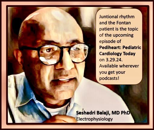 Coming tomorrow to Pediheart! @seshadribalaji6 shares his thoughts on junctional rhythm in the Fontan patient. @PACESep @cchaforlife @CHD_education @conqueringchd @HarboringHearts #cardiology #cardioed #cardiologia