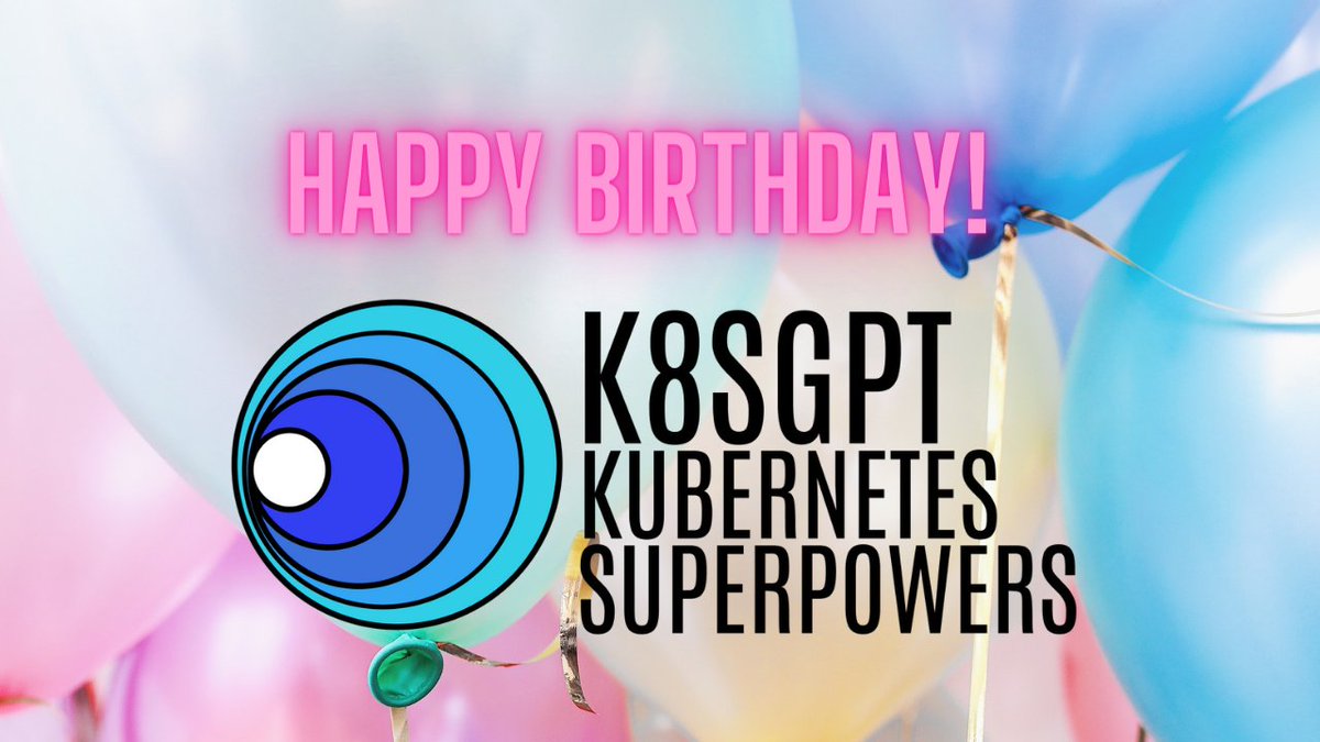 1 year in the making, all thanks to you folks! As part of our 1 year anniversary, we'd like to share our latest K8sGPT-Operator with Native Bedrock support! github.com/k8sgpt-ai/k8sg…
