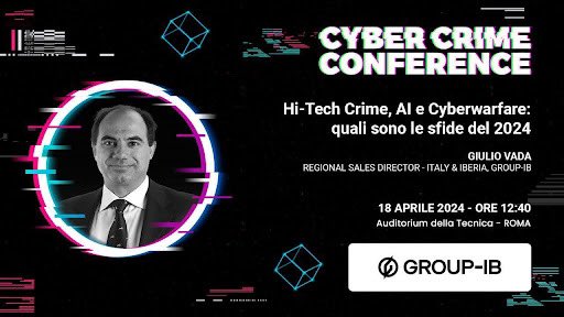 We're pleased to announce our speaking session at the upcoming Cyber Crime Conference this April. We'll dive into the latest trends, potential risk scenarios, and outline effective strategies to fortify digital resilience for institutions, companies, and citizens. #CyberSecurity