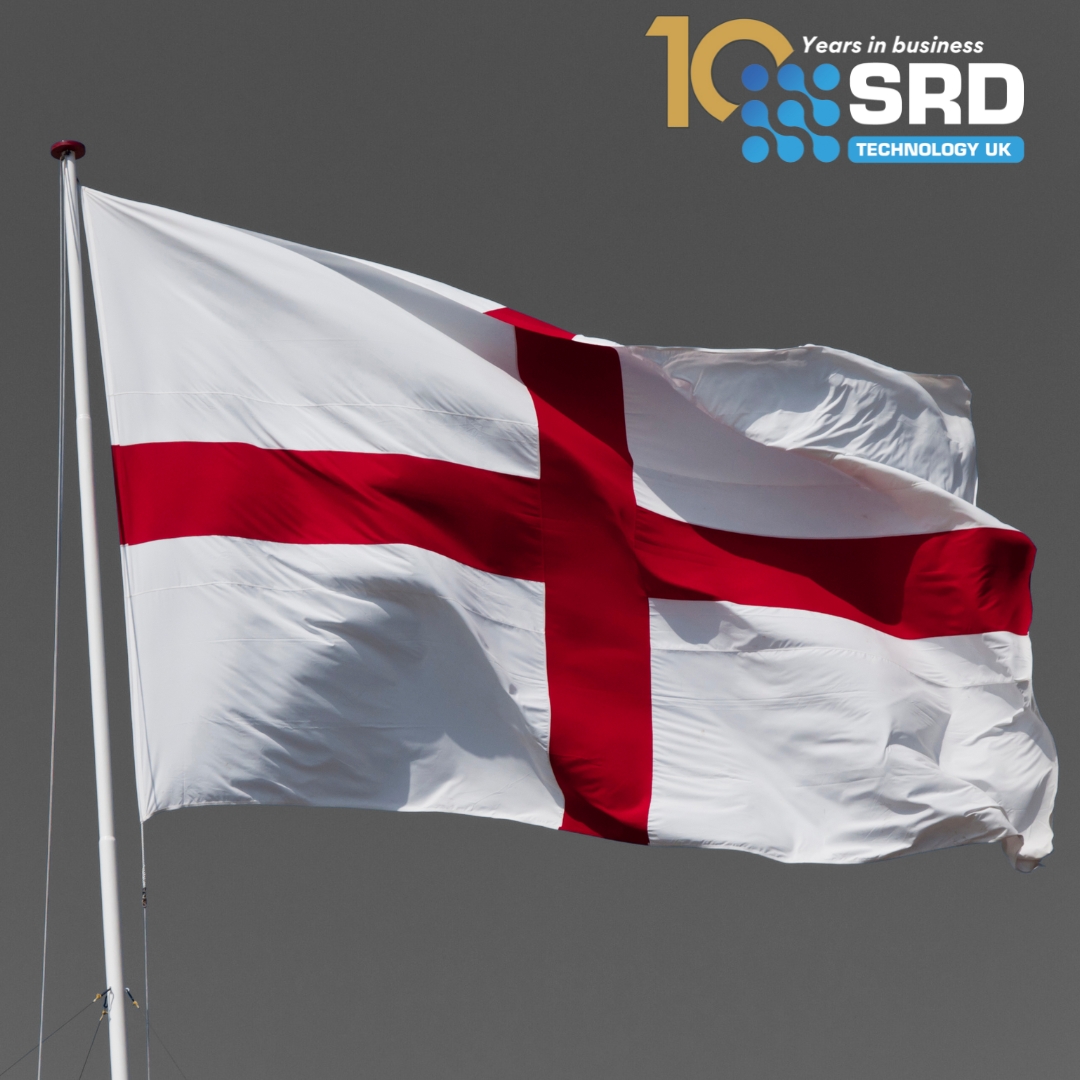 Happy St. George's Dat from SRD Technology UK! Embrace the power of innovation and heritage with our cutting-edge solutions. Join us in celebrating traditions while forging ahead with groundbreaking advancements. 

#stgeorgesday #srd #technologyuk #itsupport #techforbusiness #msp