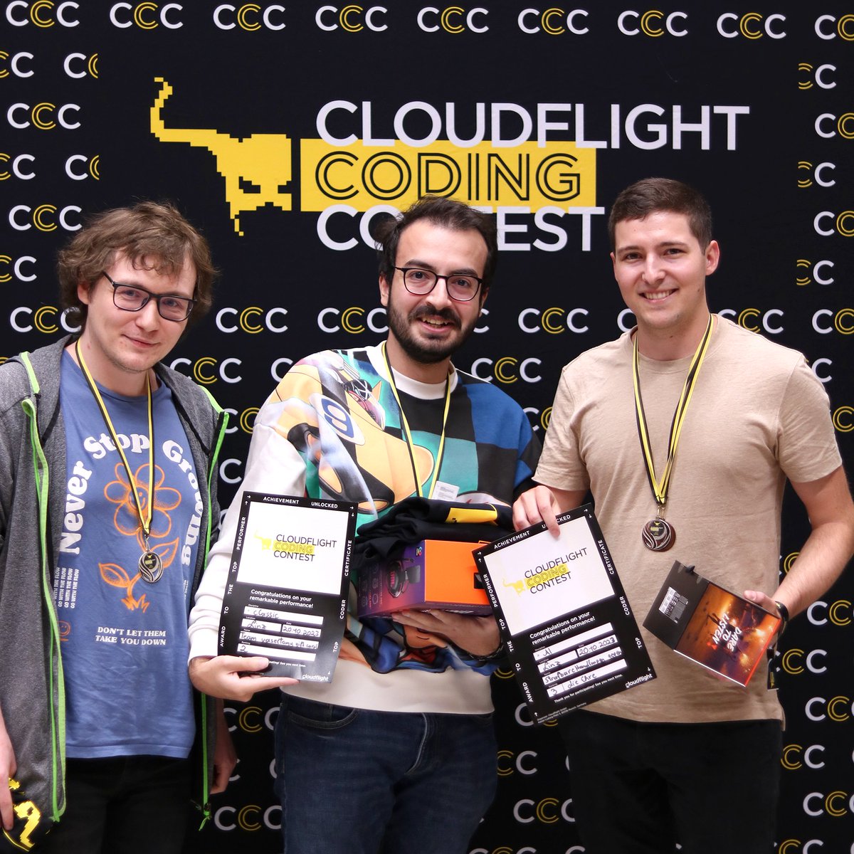 Coding_Contest's tweet image. Will this be you on the 19th of April? 🧐🏆

#codingcontest #codingevent #winners #CCC