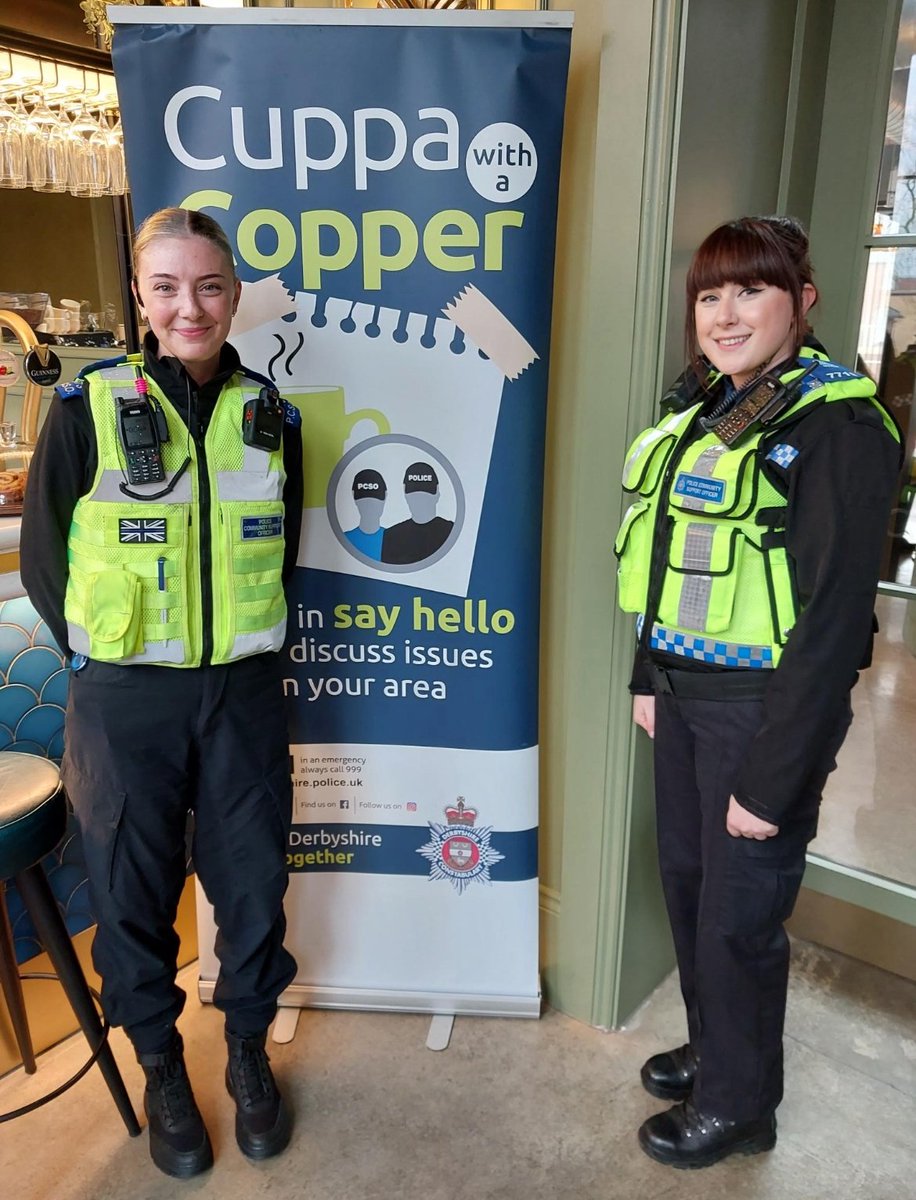 Thrilled to have joined forces with @DerbyCityPolice for a ‘Cuppa with a Copper’ yesterday! 🚔☕ Was pleased to see Derby residents engaging about their community. Your insights are invaluable as we explore multiagency working. #CommunityEngagement #EastMidsNPT