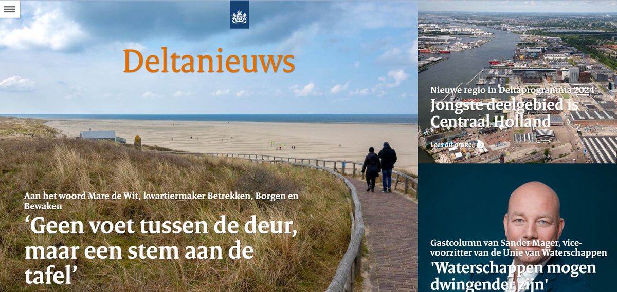 De nieuwste editie van Deltanieuws is uit! 📜Lees hem hier ➡ magazines.deltaprogramma.nl/deltanieuws/20…