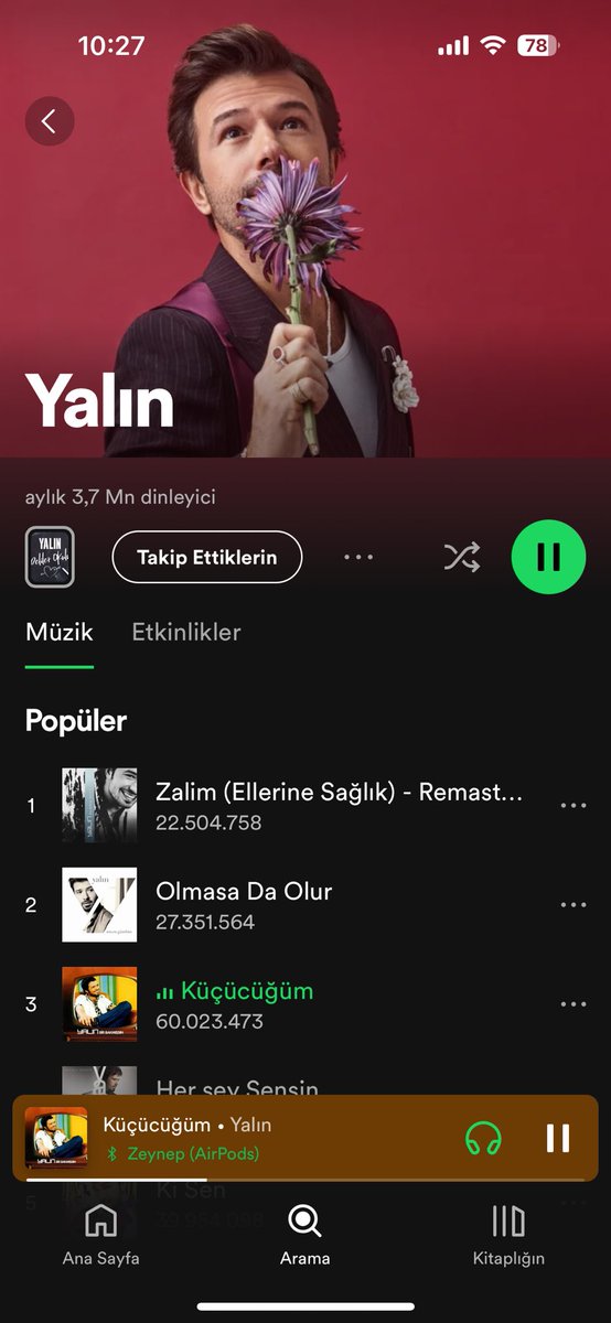 İki gram güneş görünce benim spoti aktivitesi
