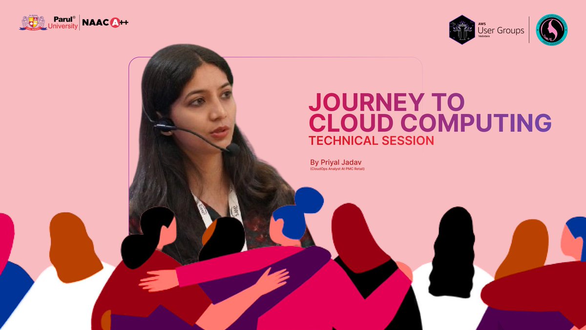 Unveil the mysteries of cloud computing in a technical session with Priyal Jadav! 🌥️ Join us on 29th March at @ParulUniversity  for an insightful journey into the world of cloud technology.  

Register now to secure your spot:lnkd.in/dmvQN97h