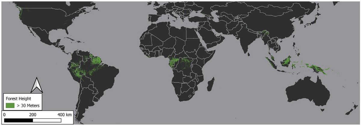 New on global conservation science: Tall forests are important 'hotspots' for biodiversity and they should be targeted for conservation. Only 9% of world's forests have canopies taller than 30 meters! 🌲🌳🌴 Huang et al. @ConBiology conbio.onlinelibrary.wiley.com/doi/10.1111/co…