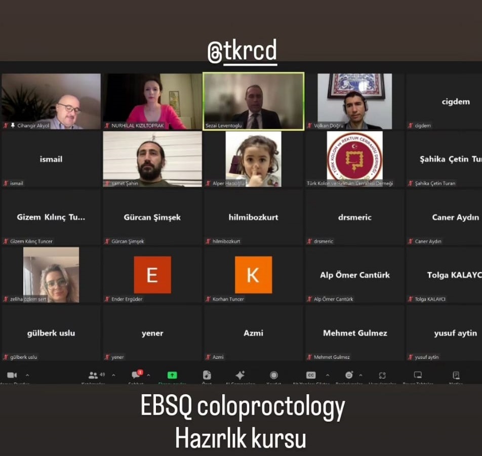 TKRCD (@tkrcd_) on Twitter photo 🎯 EBSQ-Coloproctology için hazırlık kursumuz başladı ve ilk toplantımızı dün gerçekleştirdik.
🎉60'ın üzerinde katılımcının olması mutluluk vericiydi!
📢Kurs programı için takipte kalın!
<a href="/EBSQcolo/">EBSQ Coloproctology</a> <a href="/escp_tweets/">European Society of Coloproctology</a> 🎯 EBSQ-Coloproctology için hazırlık kursumuz başladı ve ilk toplantımızı dün gerçekleştirdik.
🎉60'ın üzerinde katılımcının olması mutluluk vericiydi!
📢Kurs programı için takipte kalın!
<a href="/EBSQcolo/">EBSQ Coloproctology</a> <a href="/escp_tweets/">European Society of Coloproctology</a>