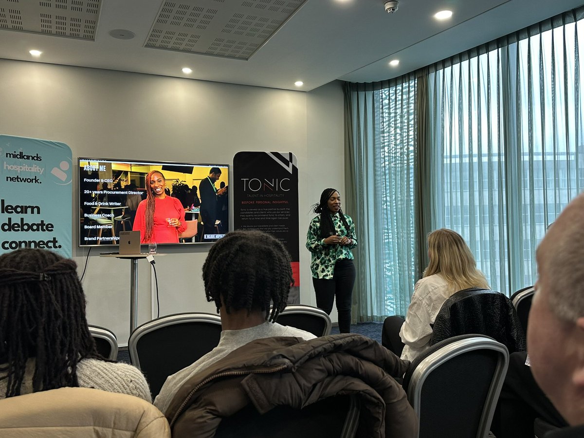 Tony Elvin (@tonyelv) on Twitter photo Another hugely insightful and thought provoking Midlands Hospitality Network event organised by <a href="/ConradB1981/">Conrad Brunton</a> this week at <a href="/RadissonBlu/">Radisson Blu</a>
Loved hearing from <a href="/LorraineCopes/">Lorraine Copes</a> of <a href="/beinclusivehosp/">Be Inclusive Hospitality</a>
Incredibly, this is a FREE event. I’d encourage anybody working in hospitality to attend Another hugely insightful and thought provoking Midlands Hospitality Network event organised by <a href="/ConradB1981/">Conrad Brunton</a> this week at <a href="/RadissonBlu/">Radisson Blu</a>
Loved hearing from <a href="/LorraineCopes/">Lorraine Copes</a> of <a href="/beinclusivehosp/">Be Inclusive Hospitality</a>
Incredibly, this is a FREE event. I’d encourage anybody working in hospitality to attend