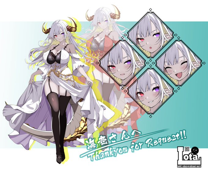 すけぶんぶー納品その199
ドラゴンのお姫様٩( ๑╹ ꇴ╹)۶フフフ…実は私…こう見えてドラゴンの娘さんが大好きでしてね…
楽しく作業させていただきました、リクエストありがとうございました!
https://t.co/u78UouZY7u 