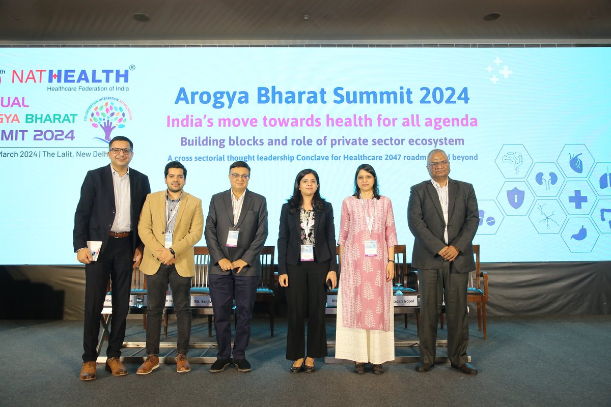 As we move ahead towards an #ArogyaBharat, it is crucial to factor in climate change & sustainability. We extend our appreciation to our distinguished speakers for an engaging & eye opening Fireside Chat where they steered the conversation towards a greener & healthier future.