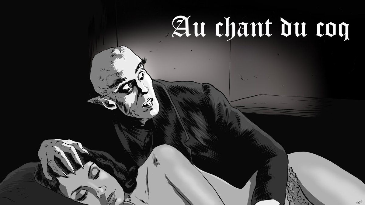 Nosferatu, de Murnau, revisité #Vampire #dessin #HorrorMovies