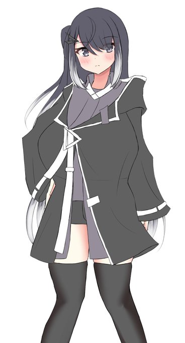 今こんな感じなんやけど…
上着だけ残して中脱がす差分欲しくない? 