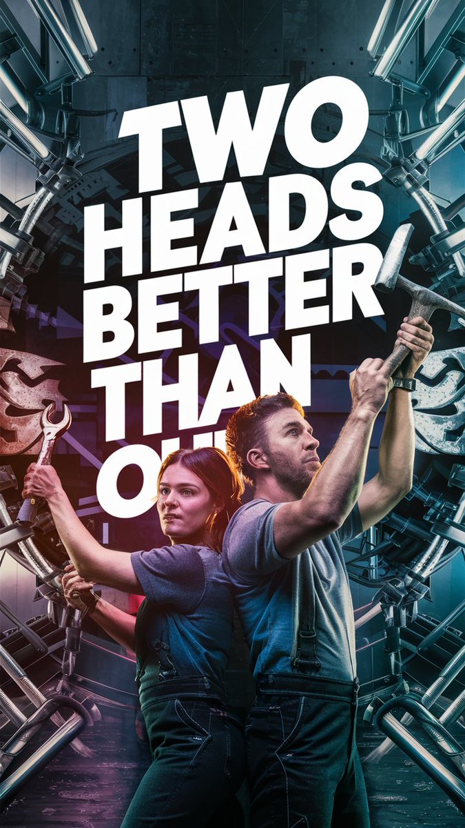 English_with_AI's tweet photo. Two heads are better than one. 

It’s easier to do something as a team than by yourself.

“I’m stuck on this project. Can you help me out? Two heads are better than one.

#englishwithai #englishproverbs #vocabulary #learnenglish https://t.co/hiMsPoqx9J