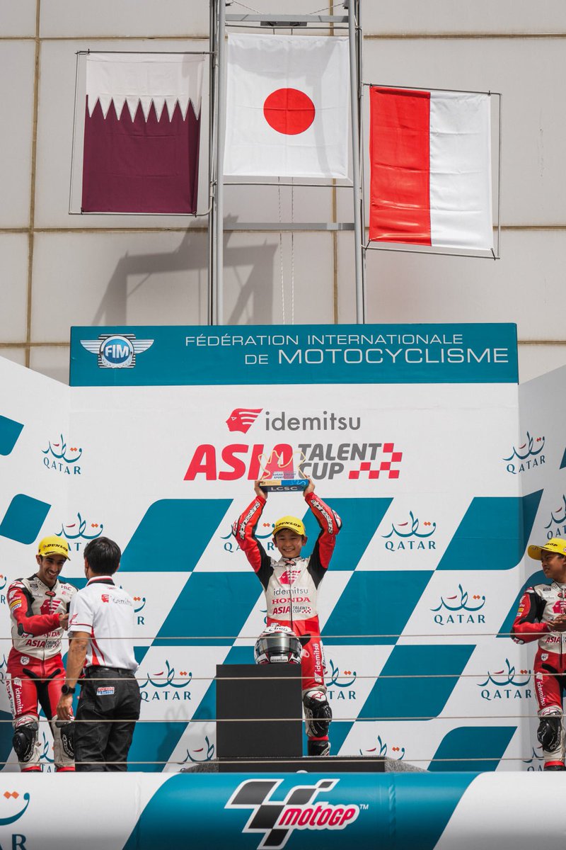 #TBT to current @JrTalentTeam rider Amon Odaki's first win in the #IATC 🥇🇯🇵 Remember that great performance from the once Japanese rookie in 2022? 🔙 #RoadToMotoGP🏁
