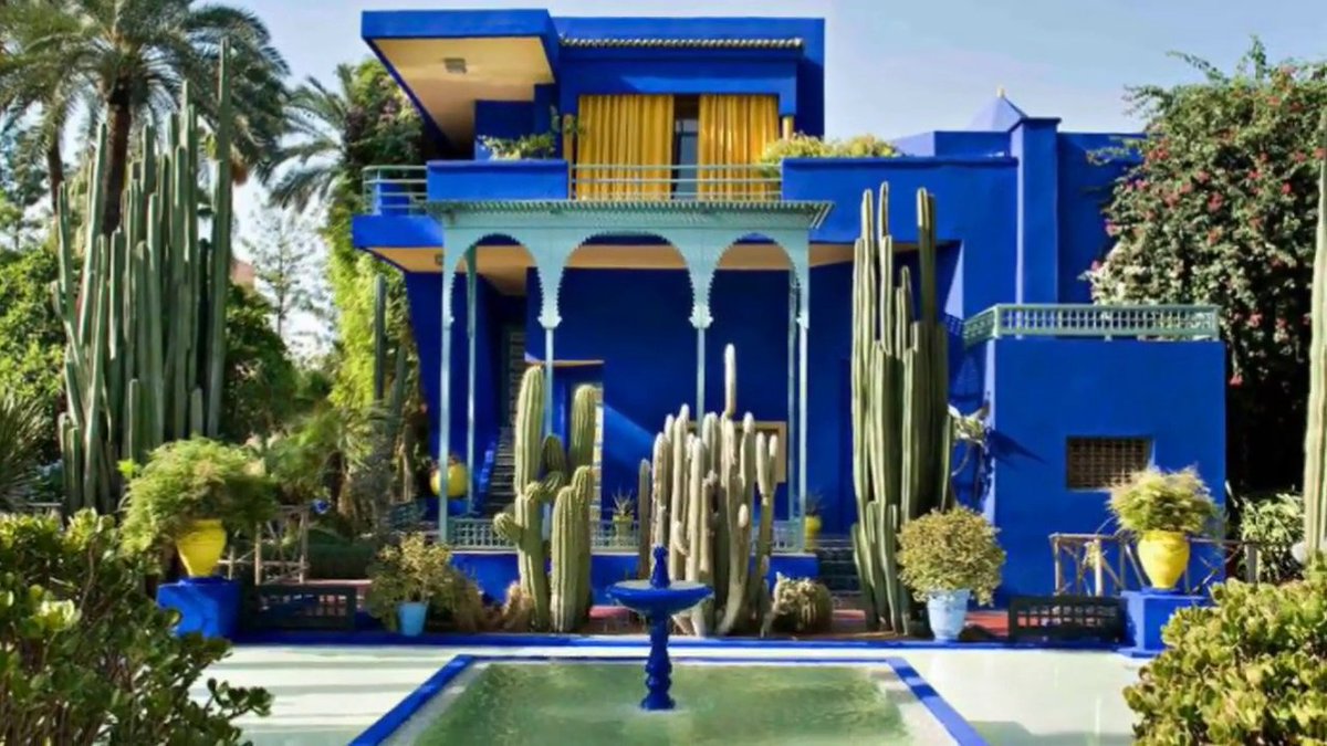 RibhN45989's tweet image. Majorelle Garden Marrakech Morocco
