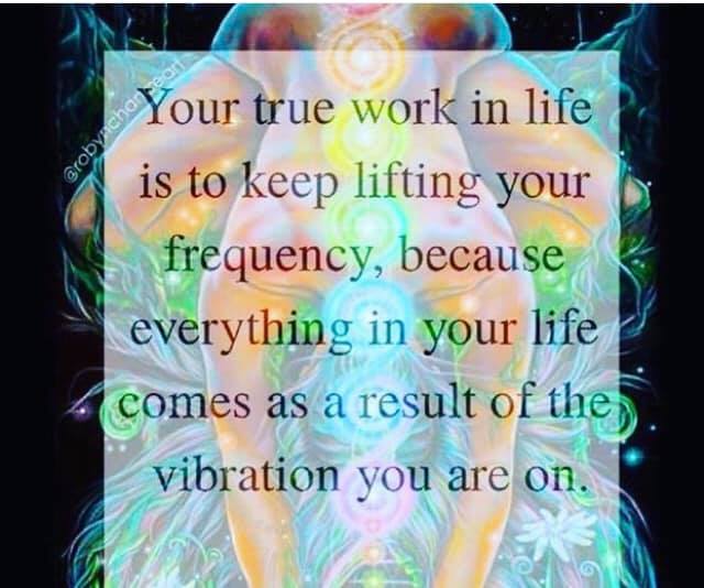 Embrace your true life's work: elevating your frequency to attract positivity. #PositiveVibes #FrequencyIsKey #ManifestSuccess