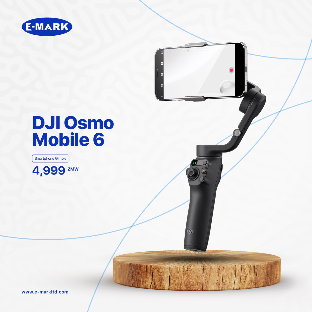 The DJI Osmo Mobile pairs smooth routine with helpful software features that produce pro-grade video results from your phone. Some of the other features to expect are a magnetic phone mount for quick setup, zoom/focus wheel and extendable selfie stick. #ConnectingPeople