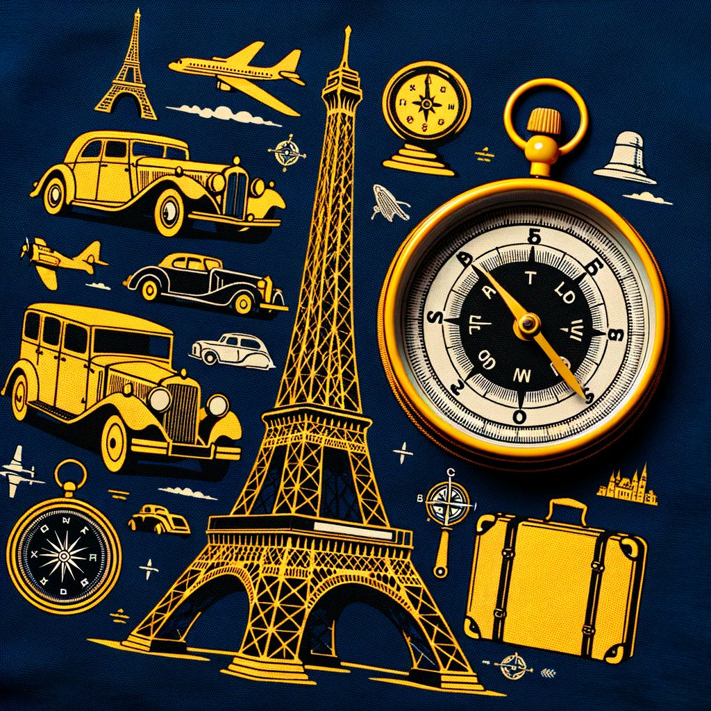 mybinnotech's tweet photo. Embark on a journey with MyBinoTech’s ‘Travelogue’ t-shirt design, where every thread weaves a story of adventure and exploration. Illustrated with iconic travel symbols, from the majestic Eiffel Tower to classic automobiles and navigational instruments, https://t.co/eaUW6iKQ5Z
