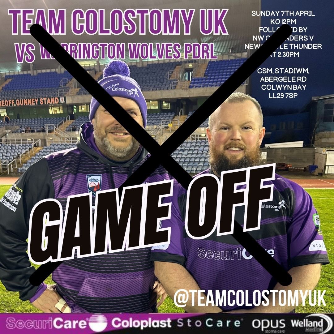 Due to Warrington being unable to fulfill the fixture, we're extremely disappointed to have to announce that our PDRL game at North Wales Crusaders next Sunday is off. Apologies to everyone who was planning to come along. The PDRL team will be back soon with some great fixtures!