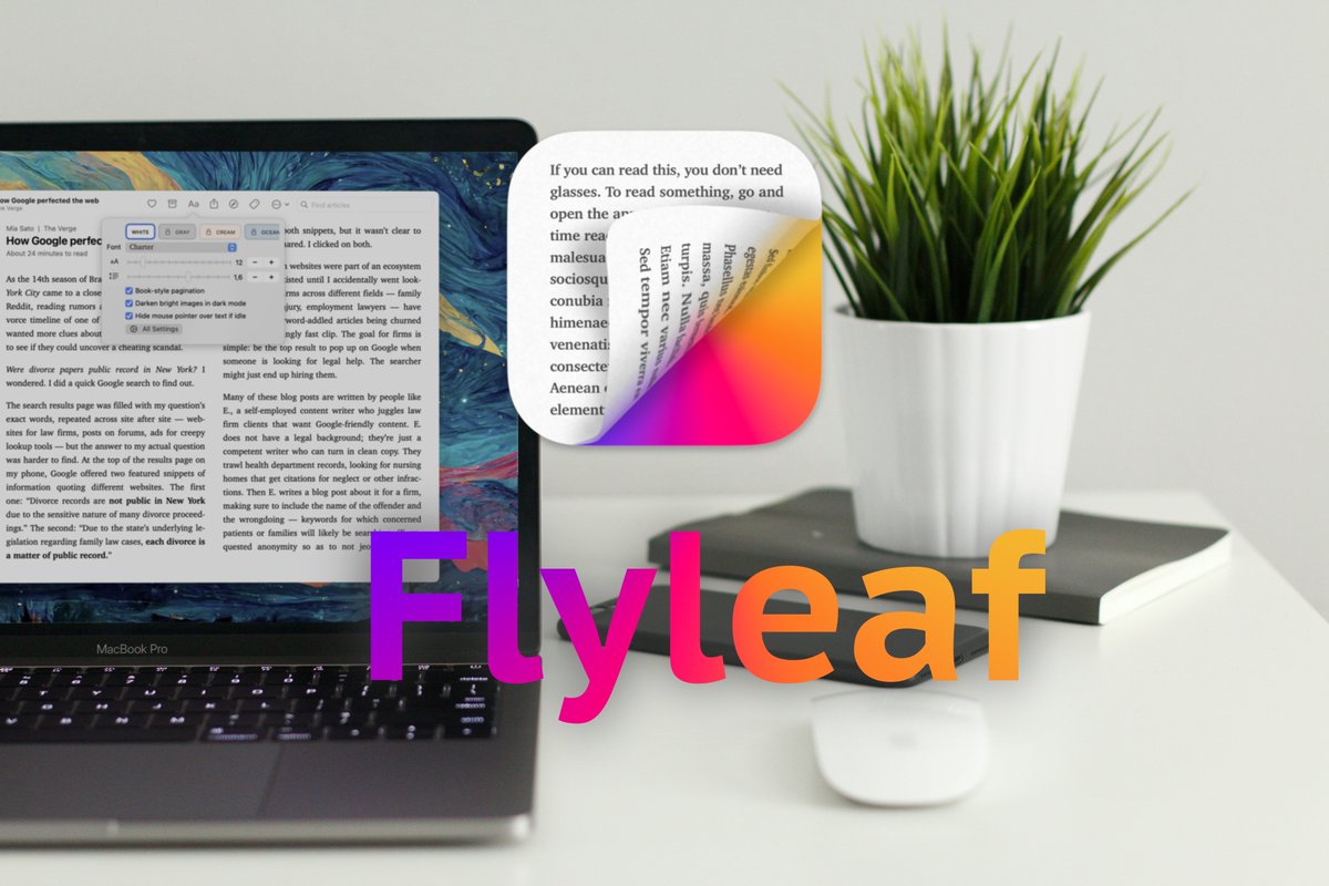 _maxmelzer's tweet image. Heute ist der große Tag: Meine selbst entwickelte App #Flyleaf ist jetzt im #AppStore kostenlos erhältlich.

apps.apple.com/app/flyleaf-re…

Flyleaf ist eine App, die Artikel aus dem Web speichert und in einer übersichtlich Leseansicht anzeigt, ohne Werbung oder andere Ablenkungen.