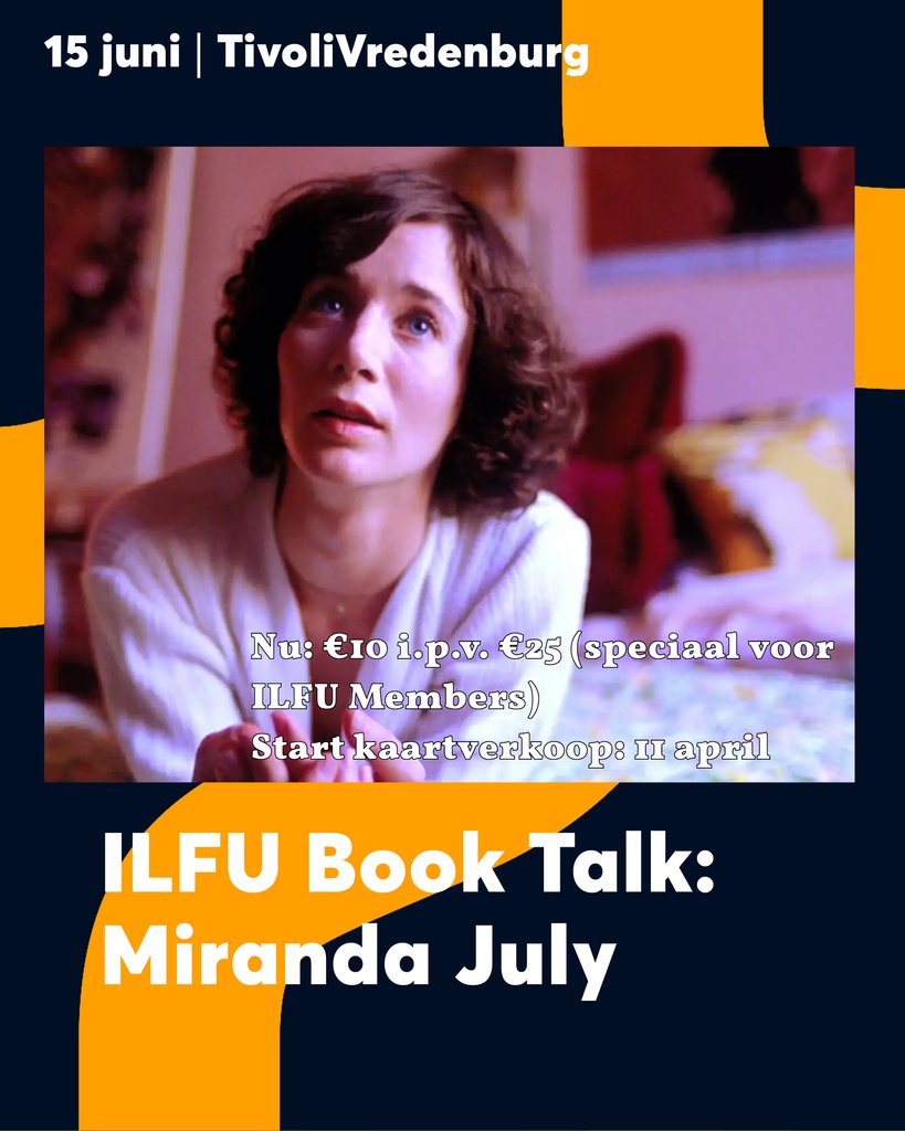 Groots nieuws: Miranda July komt naar ILFU! Op 15 juni vieren we de verschijning van haar nieuwe roman All Fours met een eenmalige ILFU Book Talk in TivoliVredenburg. ILFU members kopen nu al een ticket voor €10 (check je dashboard). Dus word lid en bemachtig je tickets nu al.