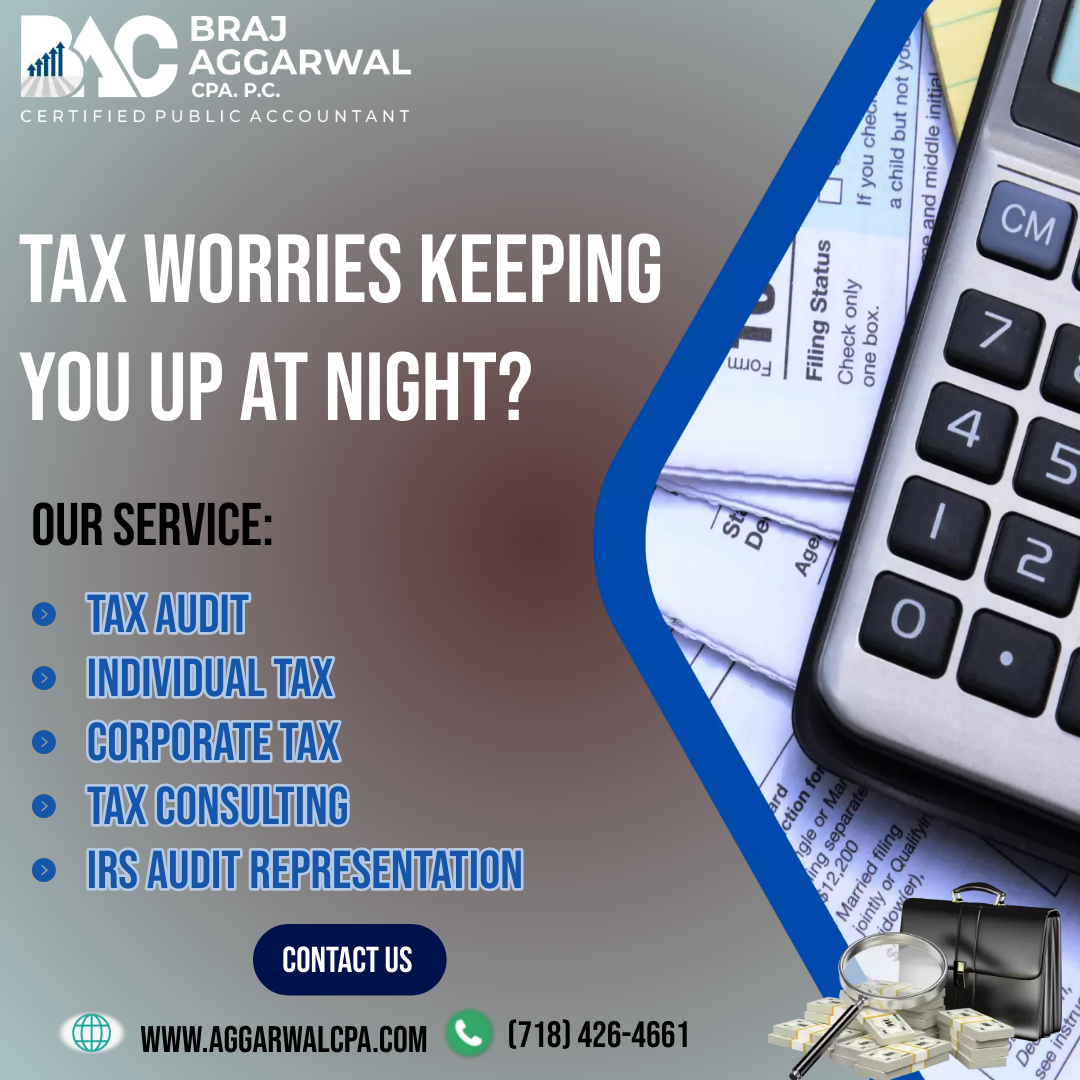 Searching for top-notch #taxconsulting services? Look no further! #BrajAggarwalCPAPC here to help! We are top rated #CPAinNewYork and specialize in providing tailored solutions to #individuals and #businesses, ensuring maximum returns and minimum liabilities.
