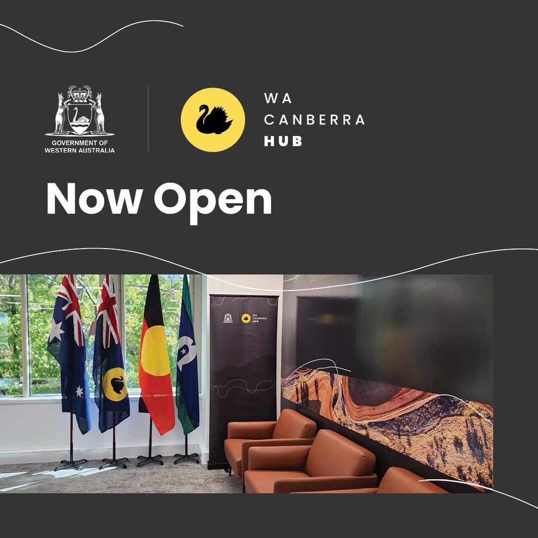 The new WA Canberra Hub is now open! Find out more about the Hub here: wa.gov.au/government/wa-…