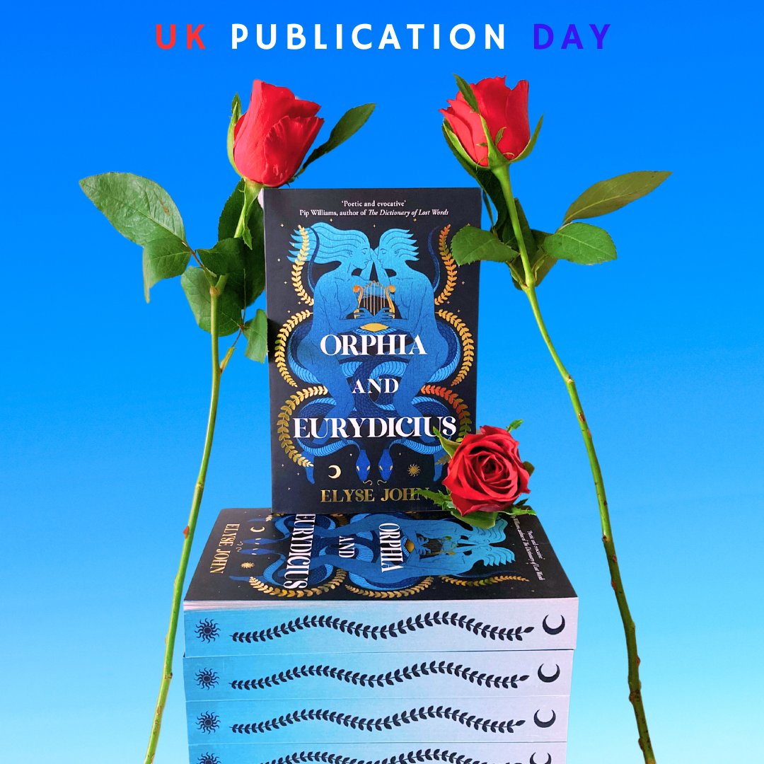 It's UK publication day for ORPHIA AND EURYDICIUS! 🇬🇧🏴󠁧󠁢󠁳󠁣󠁴󠁿🏴󠁧󠁢󠁷󠁬󠁳󠁿 Delighted that my Orpheus and Eurydice novel is now available to readers in the United Kingdom! ORPHIA AND EURYDICIUS is a gender-swapped, bi (M/F) retelling of the Orpheus myth, celebrating the power of women's voices.