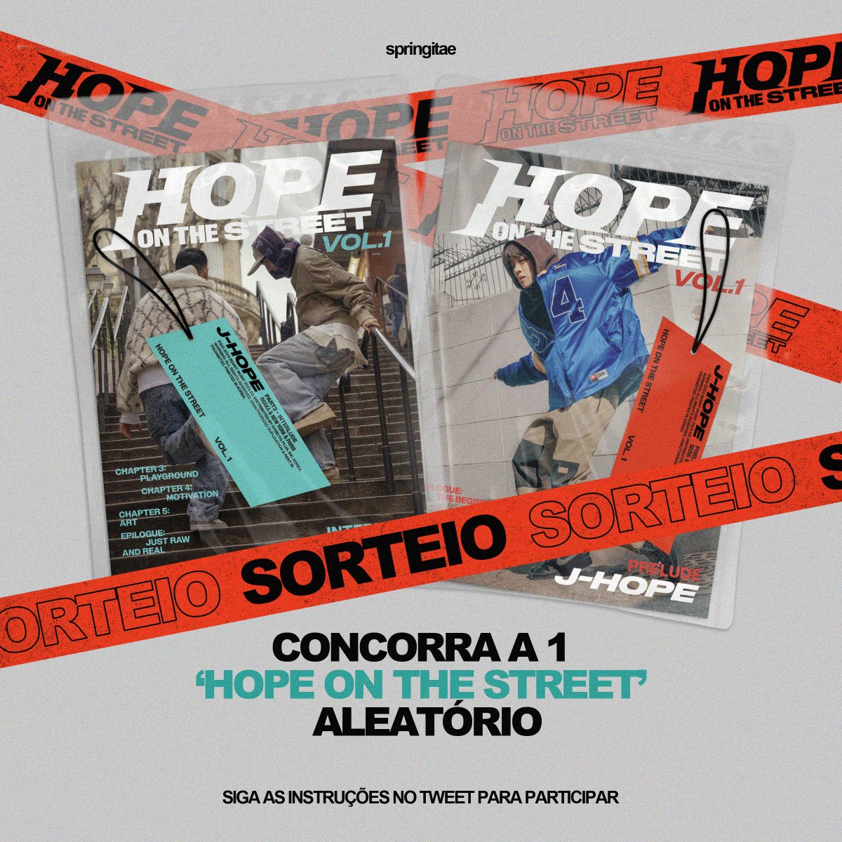 springitae's tweet image. SORTEIO 'HOPE ON THE STREET'

REGRAS:
-curta e dê RT nesse tweet
-comente um print dando stream em HOTS
-marque um amigo

-não precisa me seguir
-sorteio por RT
-resultado dia 10/4 às 19h
-álbum lacrado e aleatório
-o envio pra você será feito após eu receber o álbum da Coreia