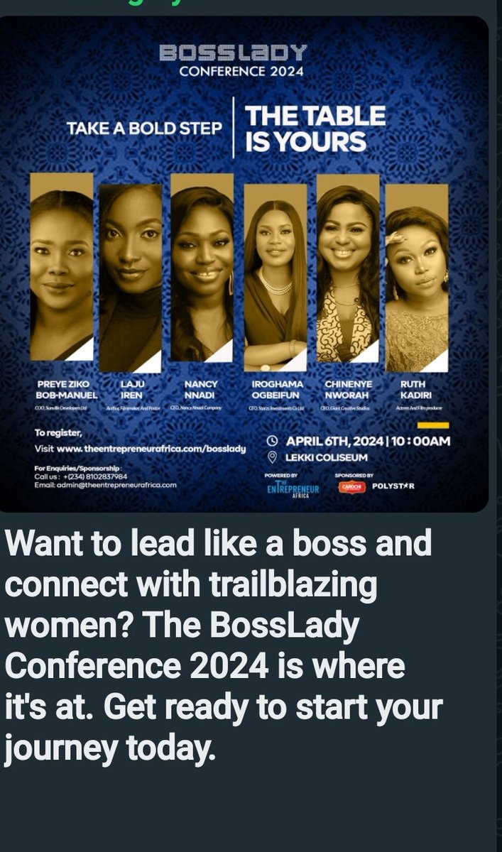StarWomanPlus's tweet photo. https://t.co/yQXfpSKPjm

#bosslady
#bossladyconference https://t.co/3eo8xtA1Mj