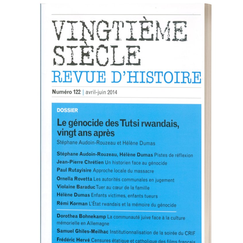 #Rwanda #Histoire « Un historien face au #génocide des #Tutsi », Jean-Pierre Chrétien (#LAM @ScPoBx), Stéphane Audoin-Rouzeau (#CESPRA, @EHESS_fr), Hélène Dumas @Cairninfo cairn.info/revue-vingtiem…