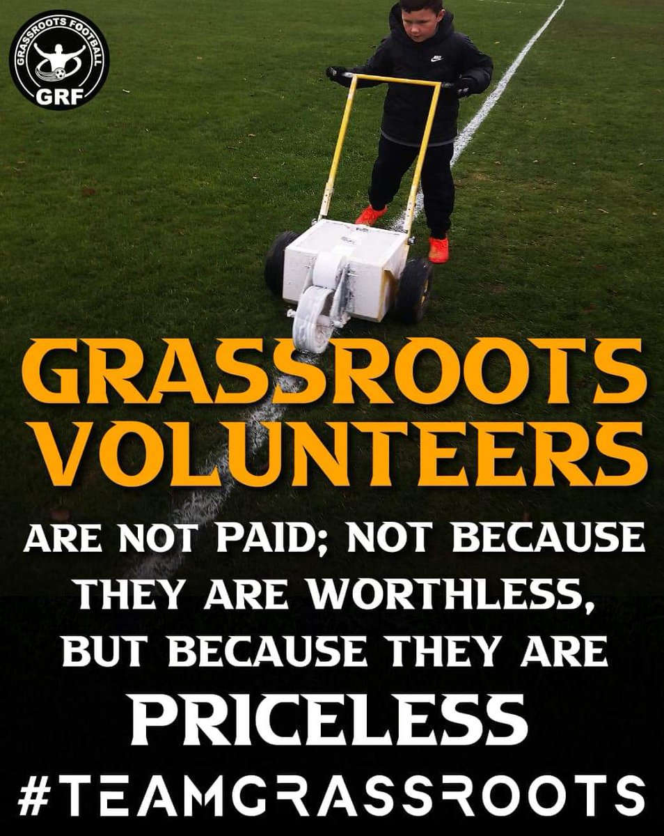 #Shoutout to all those who volunteer their time for Grassroots Football! They really are priceless. Thank you to them all for everything they do! 👏 #TeamGrassroots