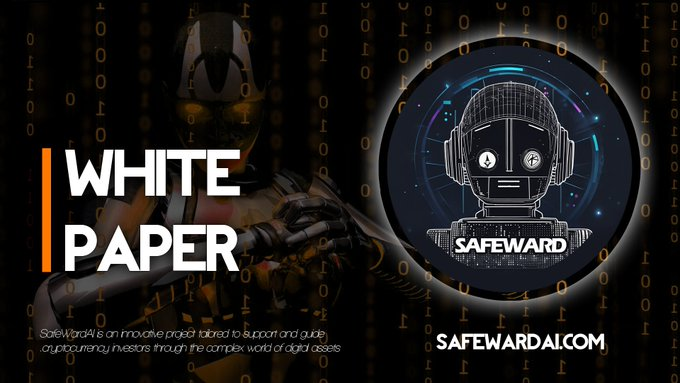 SafeWardAI's tweet image. Pssst... we'll let you in on a secret!🤖

In our whitepaper, we have all the secrets about our bullish project that's skyrocketing every single day.⬛️

Discover it all here!⏬
safewardai.com/whitepaper
#Crypto #Cryptocurency #Whitepaper #Listing #CEX