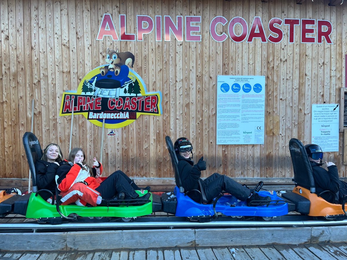 Pronti, Attenti, Vai! St Mark's pupils take a ride on Bardonecchia's Alpine Coaster.