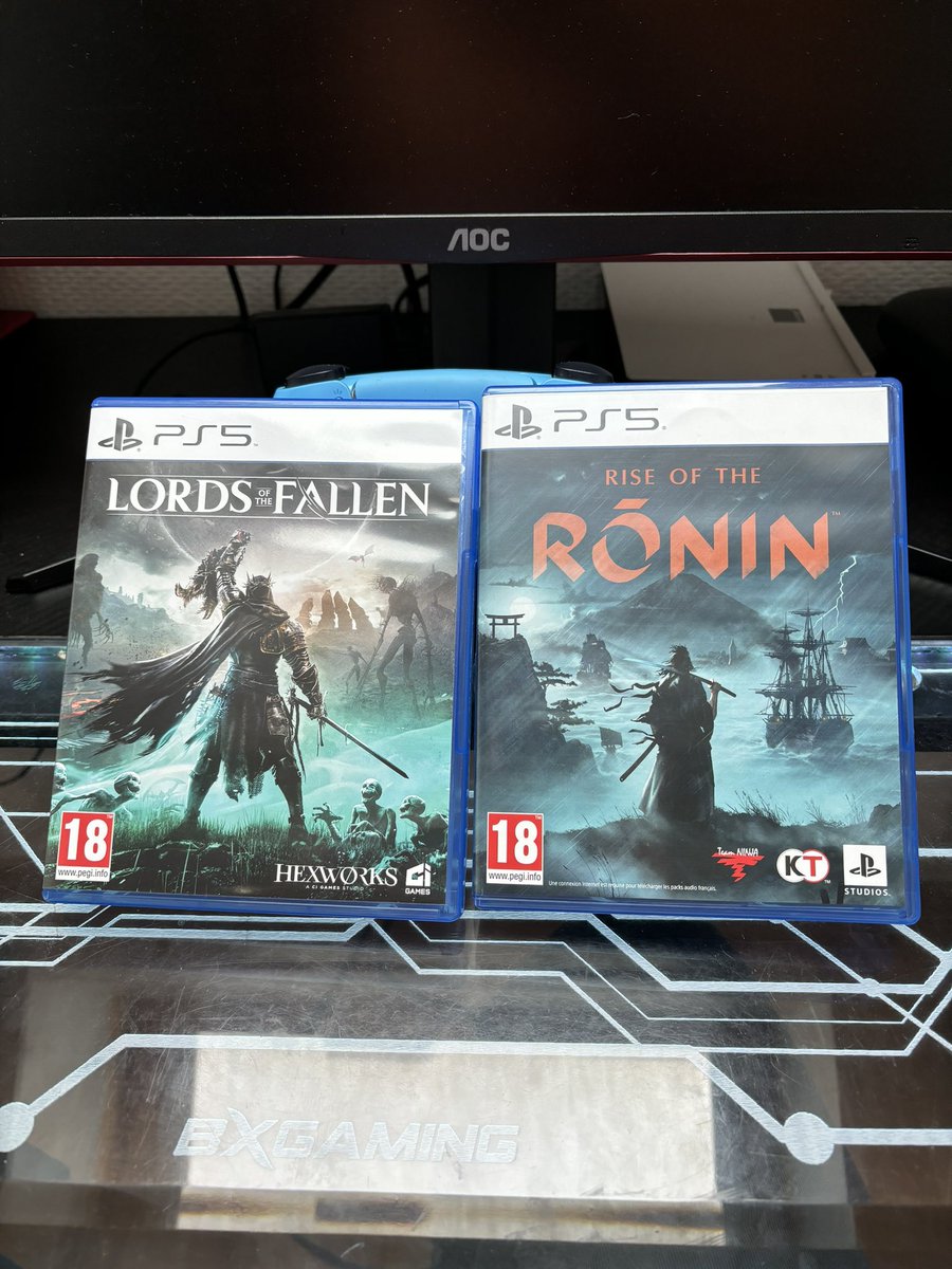 Ça faisait un moment que je n’avais pas acheté de jeux, maintenant que c’est fait, je ne sais pas par lequel commencer 🤨😓