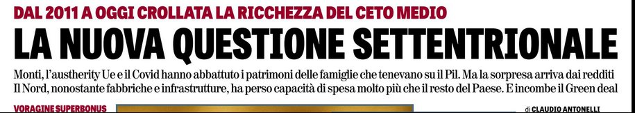 CI SONO 2 ORDINI DI GRANDEZZA STRATEGICA IN ITALIA: 1) LE ISTITUZIONI, LA POLITICA, L'INFORMAZIONE E L'ECONOMIA ITALIANA E' SOTTOMESSA COMPLETAMENTE A POTENTATI STRANIERI 2) L'UNIONE EUROPEA CI STA DEPREDANDO COMPLETAMENTE, SENZA RESISTENZE E CON L'APPOGGIO DEI CAMERIERI INDIGENI