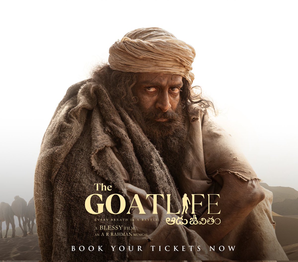 AndhraBoxOffice's tweet photo. #TheGoatLife :

Director #Blessy creates a magical international quality philosophical survival drama with #Prithviraj, who delivers one of the greatest performances Indian Cinema has witnessed!

Quality Content oriented films only get made if there's public interest. Time for the audiences to show their approval at the Boxoffice!