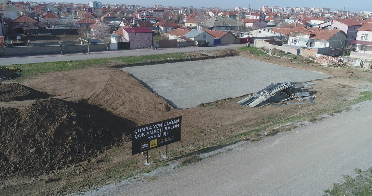 RecepCandan_'s tweet photo. Konya Büyükşehir Belediyesi tarafından Yenidoğan mahallemizde yapılacak olan Çok Amaçlı Salonun yapımına başlandı. 

Hayırlı olsun… https://t.co/lu9LHz4IBl